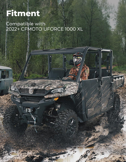 Kemimoto CF Moto UForce 1000XL Aluminum 4pcs Half Doors