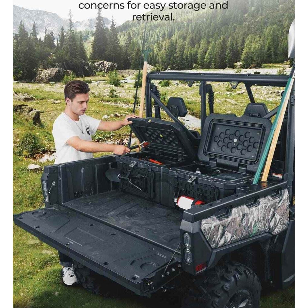 Kemimoto CF Moto UForce 1000/1000XL 110L/29Gal UTV Bed Storage Box