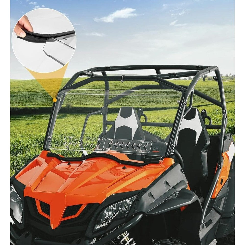 Kemimoto CF Moto ZForce 800/ 1000 Front Windshield w/Sliding Window