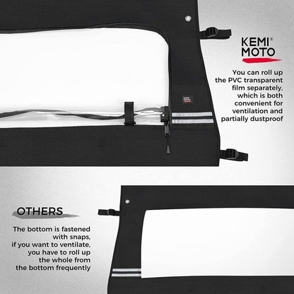 Kemimoto CF Moto ZForce 500 / 800 / 1000 Roll Up/Down Rear Windshield