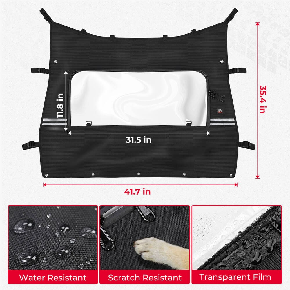 Kemimoto CF Moto ZForce 800/ 1000 Roll Up & Down Rear Windshield