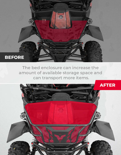 Kemimoto CF Moto ZForce 950 Bed Enclosure Rear Tailgate