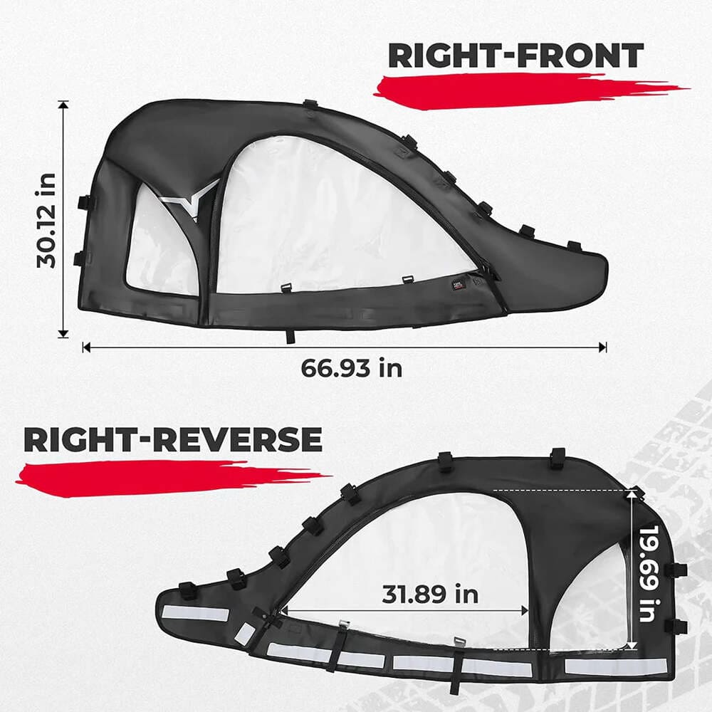 Kemimoto CF Moto ZForce 950 Lower Doors Inserts & Soft Cab Enclosures