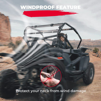 Kemimoto CF Moto ZForce 950 Rear Windshield Scratch Resistant
