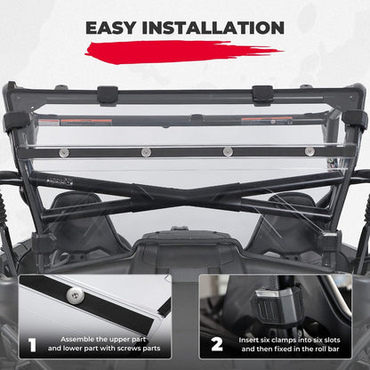 Kemimoto CF Moto ZForce 950 Rear Windshield Scratch Resistant