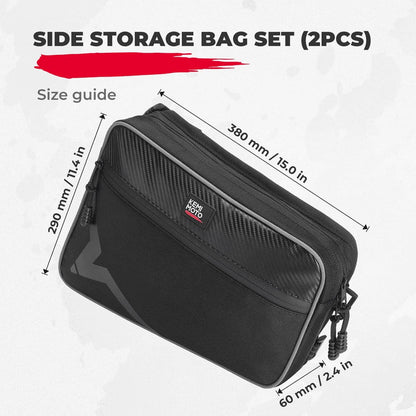Kemimoto CF Moto ZForce 950 Storage Door Bags