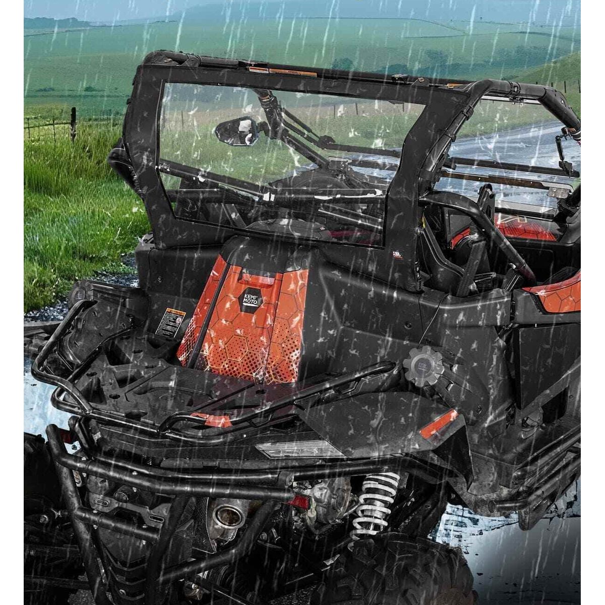 Kemimoto CF Moto ZForce 950 UTV Soft Rear Windshield