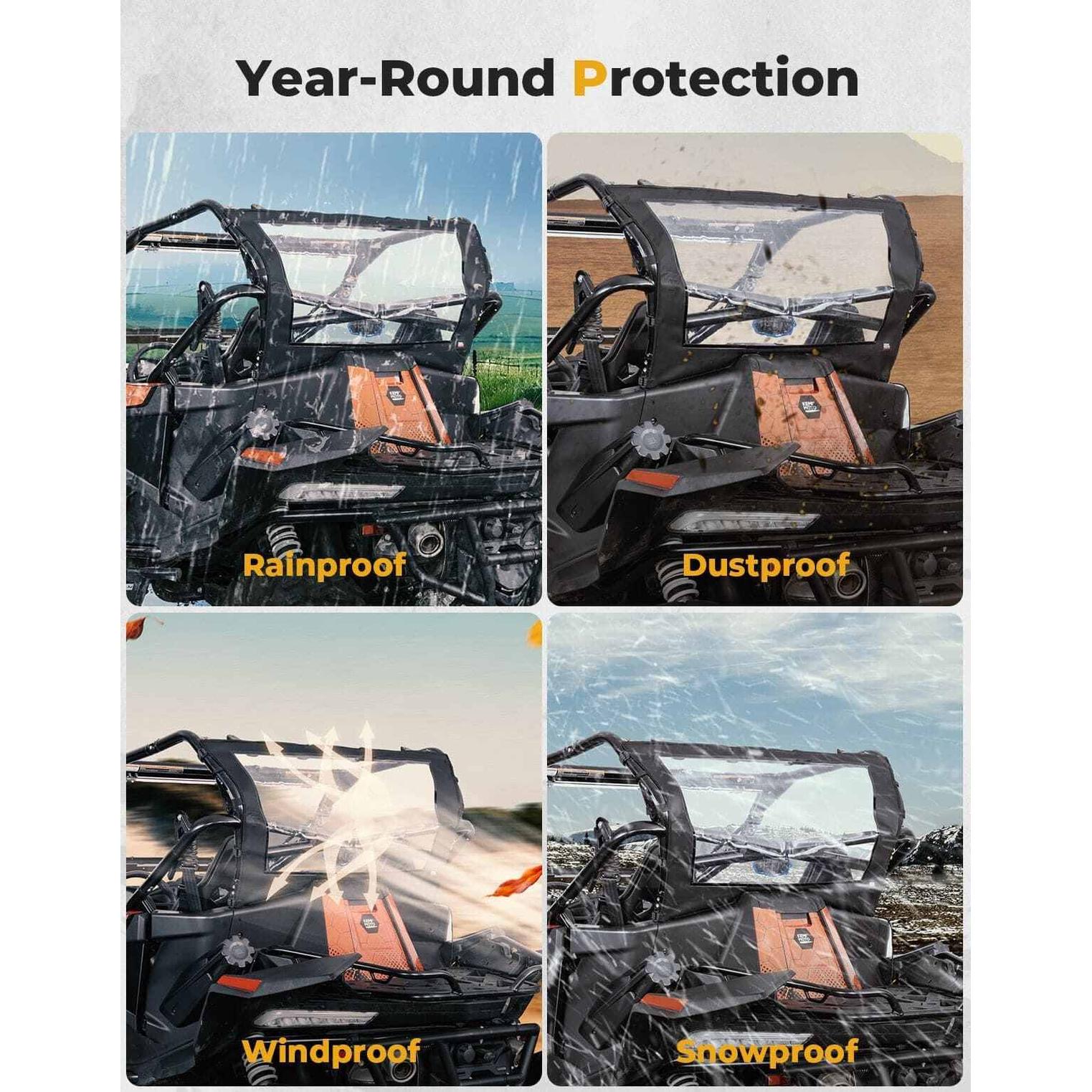 Kemimoto CF Moto ZForce 950 UTV Soft Rear Windshield