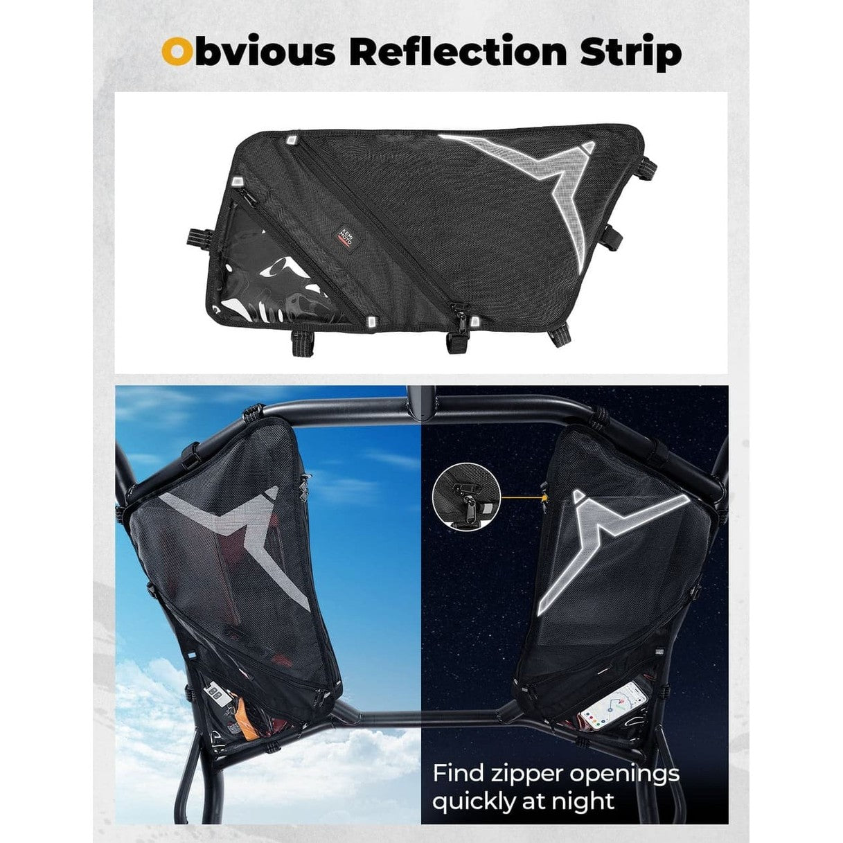 Kemimoto CF Moto ZForce 500/800/1000 1680D Waterproof Roof Bag