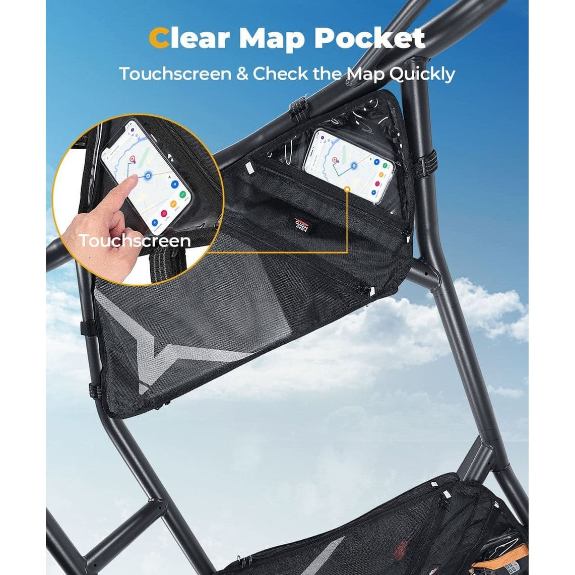 Kemimoto CF Moto ZForce 500/800/1000 1680D Waterproof Roof Bag