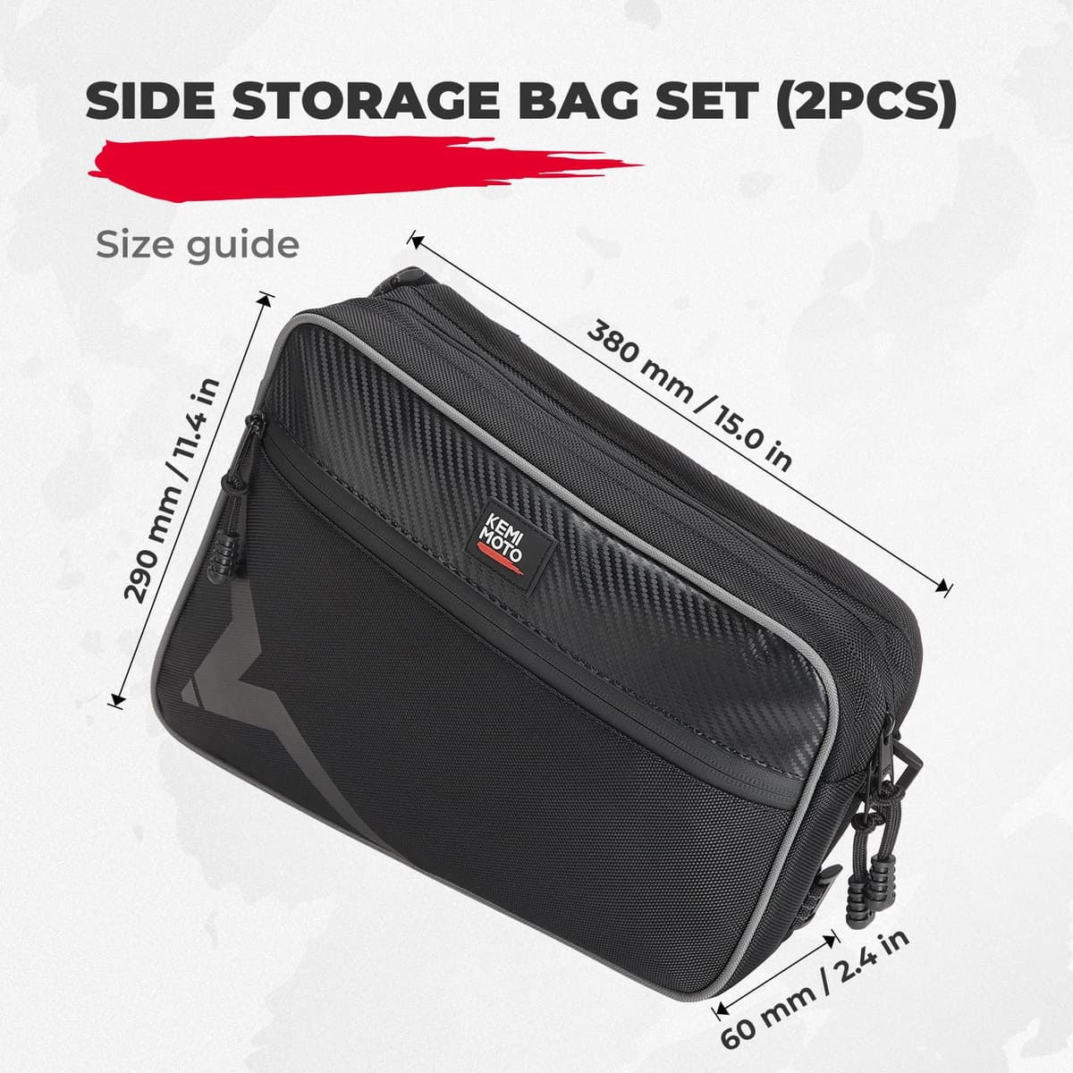 Kemimoto CFMoto ZForce 950 Storage Door Bags