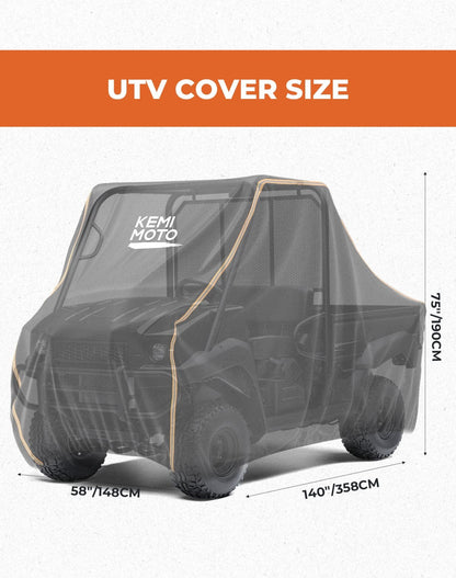 Kemimoto 420D oxford fabric 2-3 Seaters UTV Cover