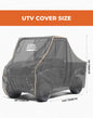 Kemimoto 420D oxford fabric 2-3 Seaters UTV Cover