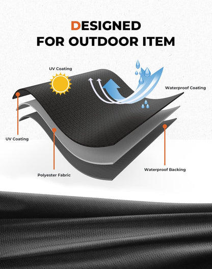 Kemimoto 420D oxford fabric 2-3 Seaters UTV Cover