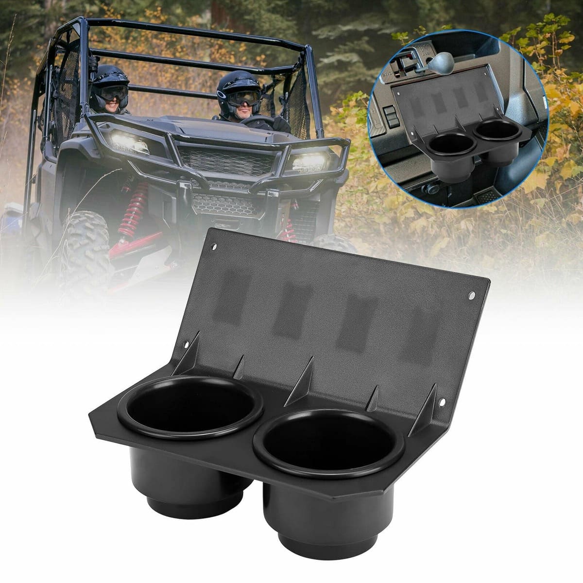 Kemimoto Honda Pioneer 1000 3/ 5 UTV Cup Holder w/ Switch Panel