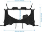 Kemimoto Honda Pioneer 1000-5 Fabric Rear Panel w/Open Window