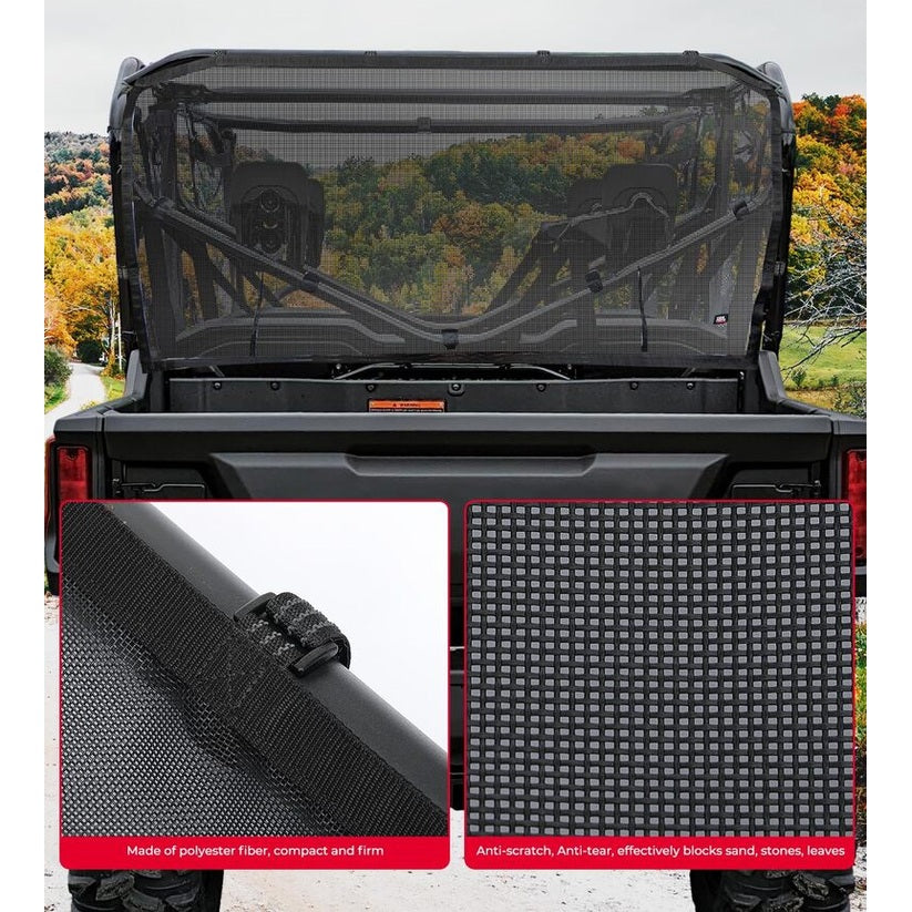 Kemimoto Honda Pioneer 1000-6 UTV Soft Rear Window Net