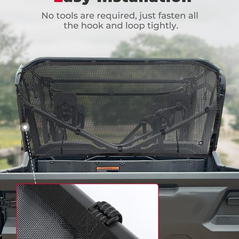 Kemimoto Honda Pioneer 1000-6 UTV Soft Rear Window Net