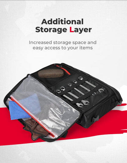 Kemimoto Honda Pioneer 1000-6 UTV Tool Bag, 16L Storage Bag Under Seat