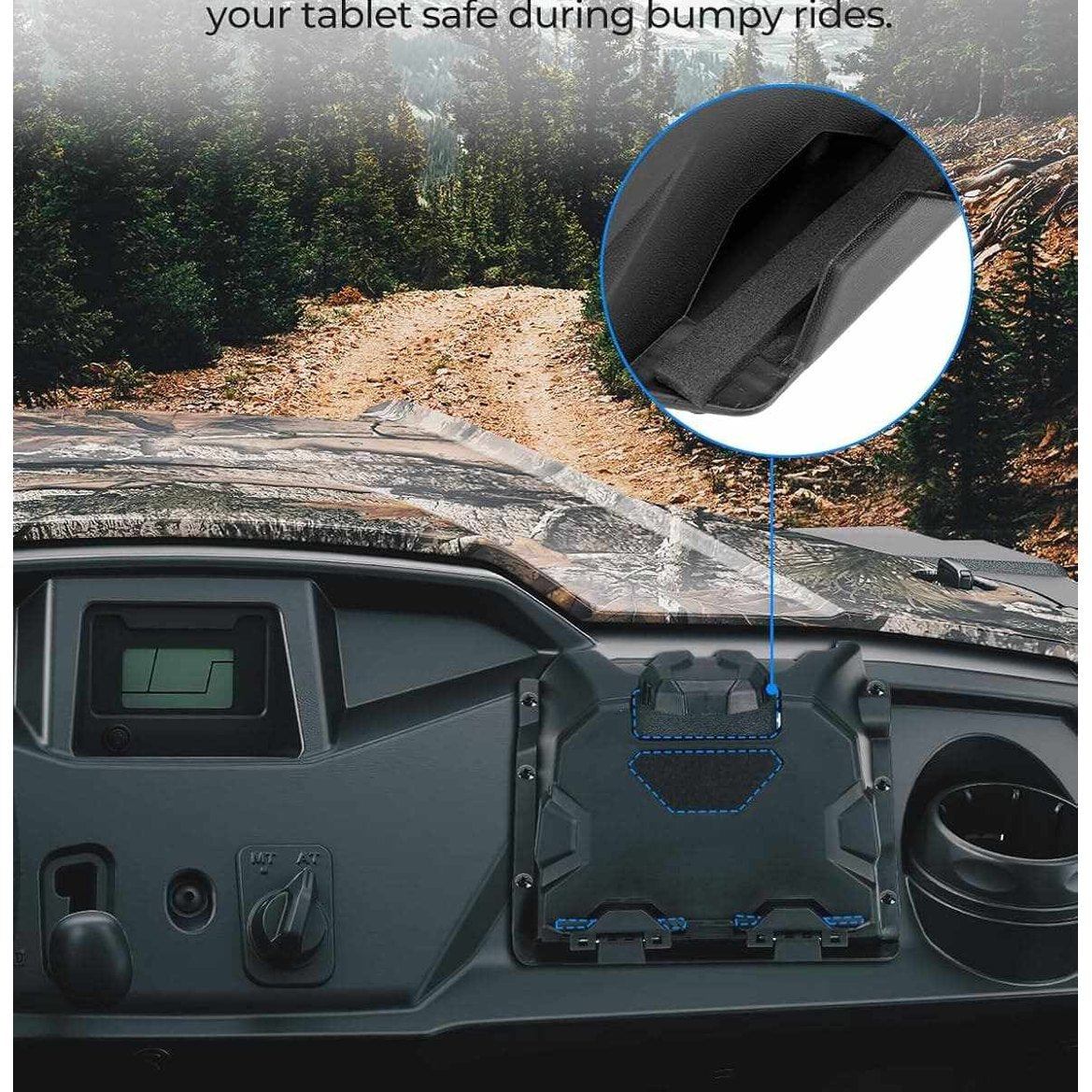 Kemimoto Honda Pioneer 500 Electronic Device Holder