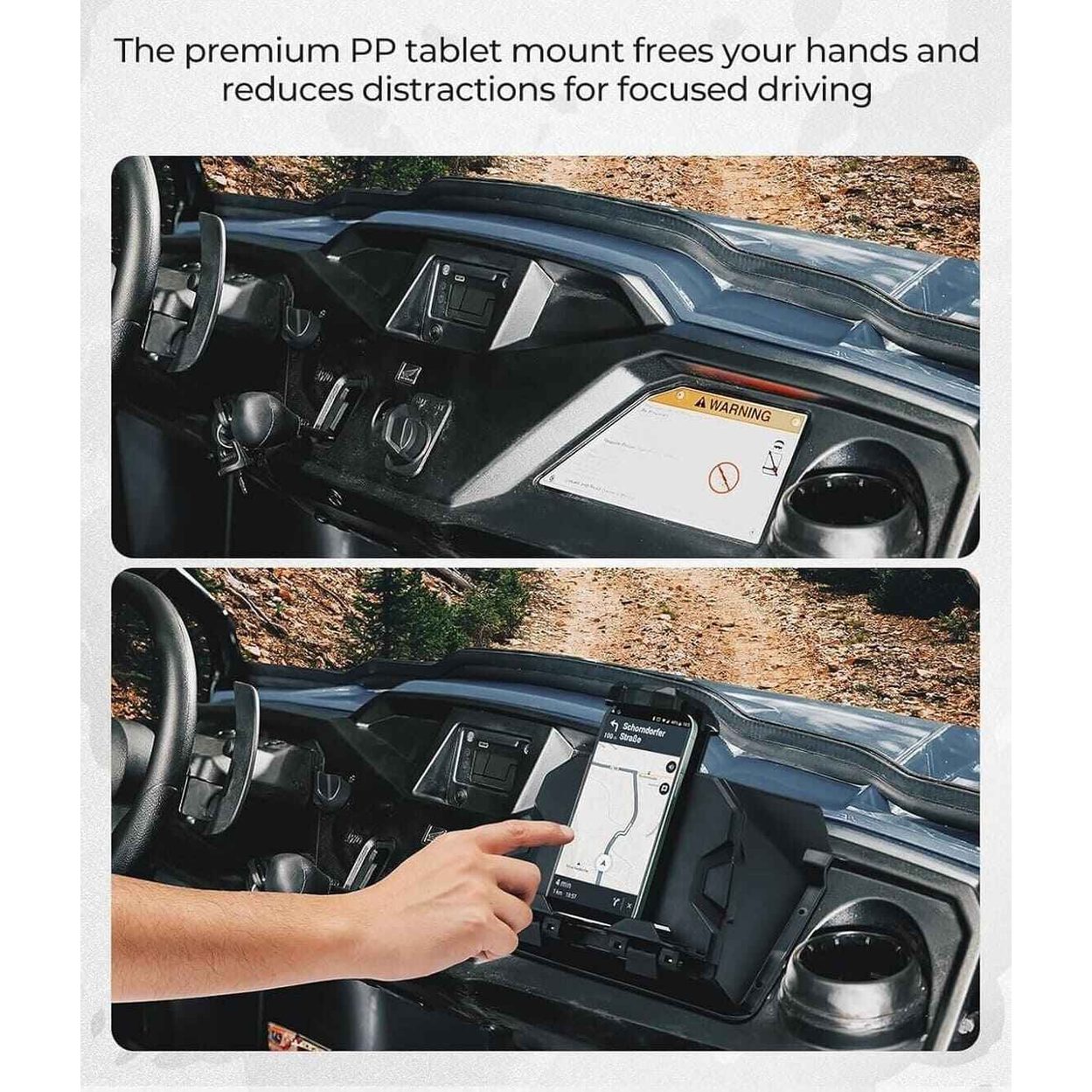 Kemimoto Honda Pioneer 500 Electronic Device Holder