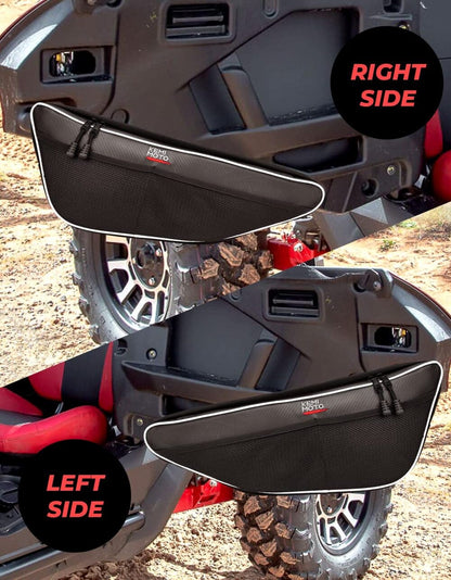 Kemimoto Honda Talon Door Bags with Knee Pad 2 Pack