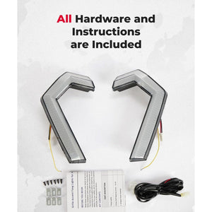 Kemimoto Honda Talon 1000X/1000R LED Turn Signal Fang Lights