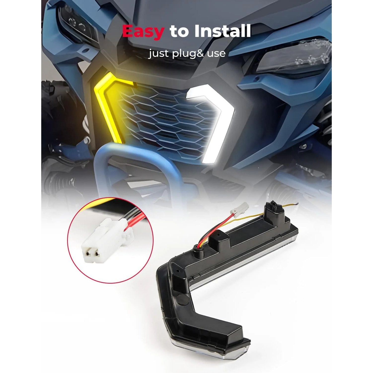 Kemimoto Honda Talon 1000X/1000R LED Turn Signal Fang Lights