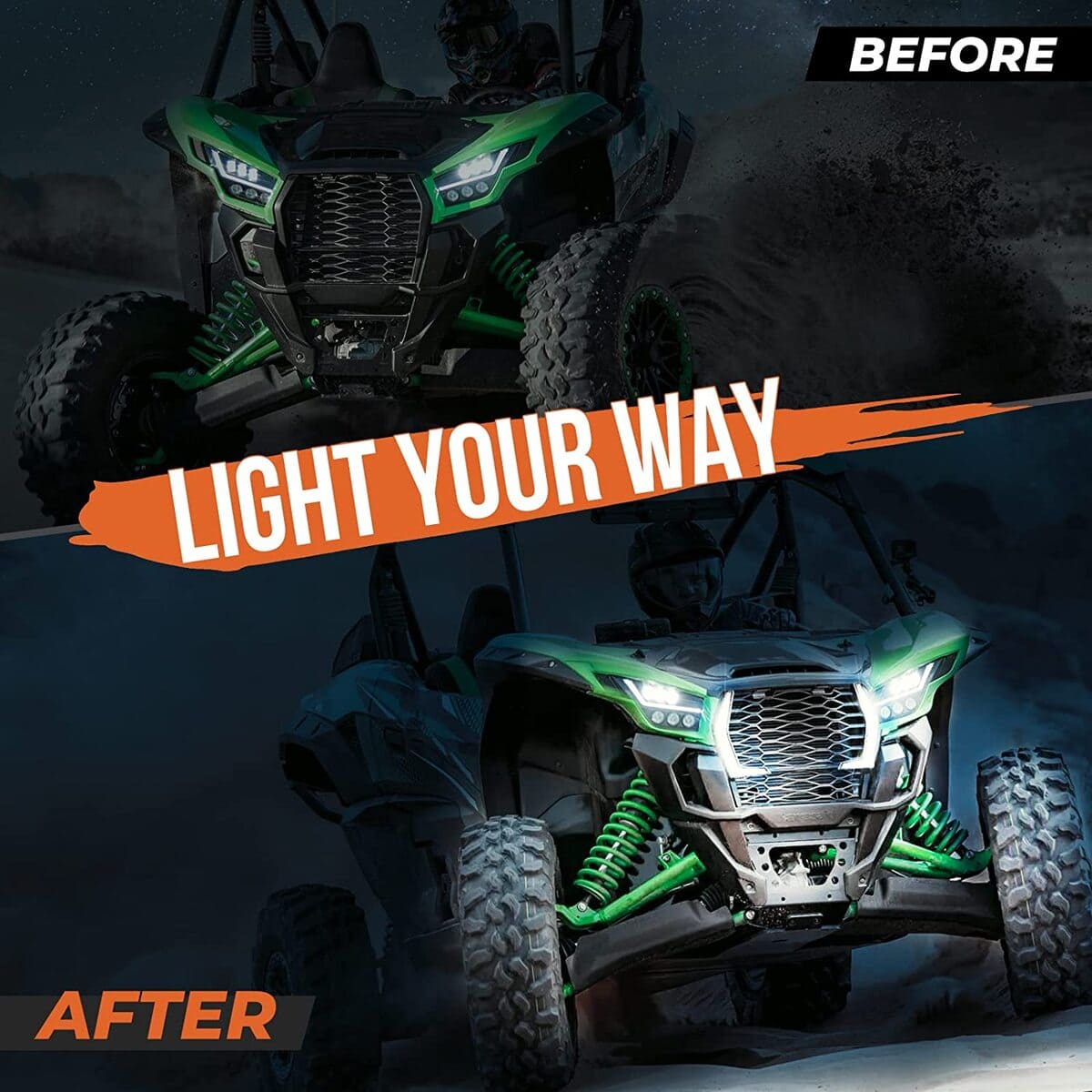 Kemimoto Kawasaki KRX 1000 / Teryx Fang Lights