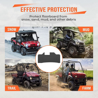 Kemimoto Kawasaki Mule Front Floor Mat Liner