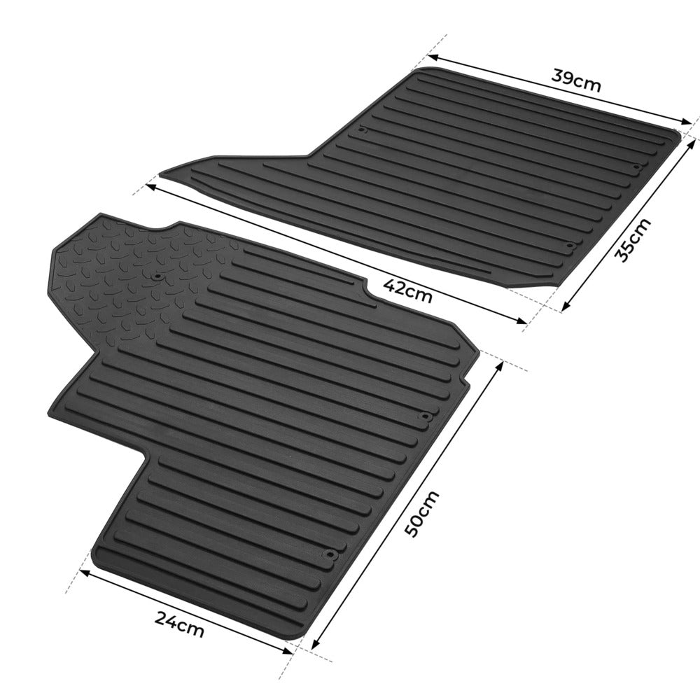 Kemimoto Kawasaki Mule Pro MX Floor Mats