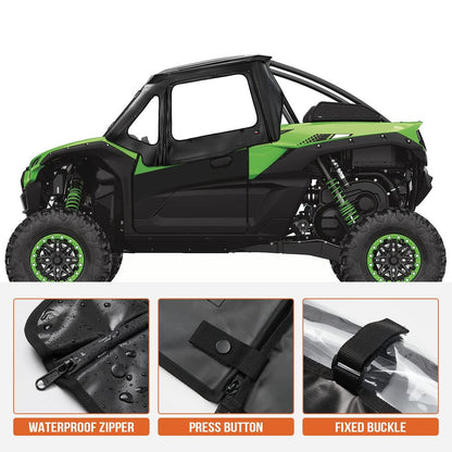 Kemimoto Kawasaki Teryx 1000 Soft Cab Enclosures Upper Door Set