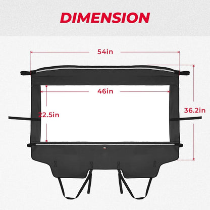 Kemimoto Kawasaki Teryx 4 800 Rear Soft Rear Windshield