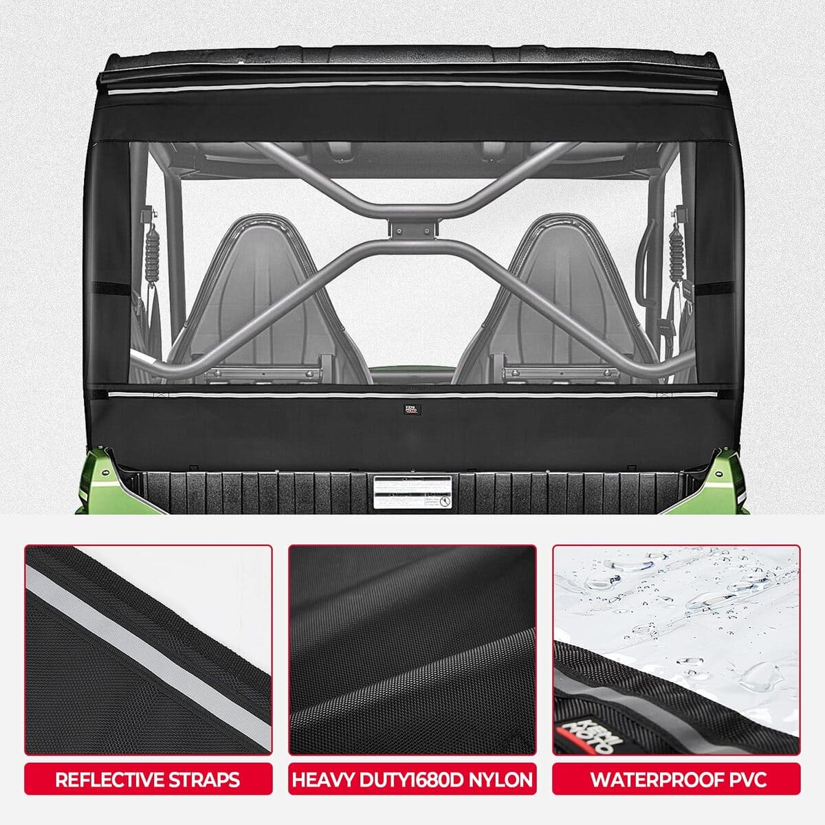 Kemimoto Kawasaki Teryx 4/800 Soft Rear Windshield
