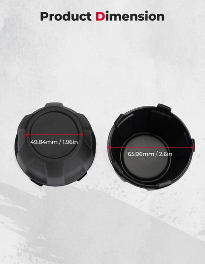 Kemimoto Kawasaki Teryx KRX 1000 4Pcs Tire Wheel Hub Caps