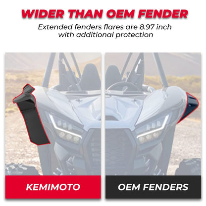 Kemimoto Kawasaki Teryx KRX 1000 Soft Cab Enclosures & Fender Flares