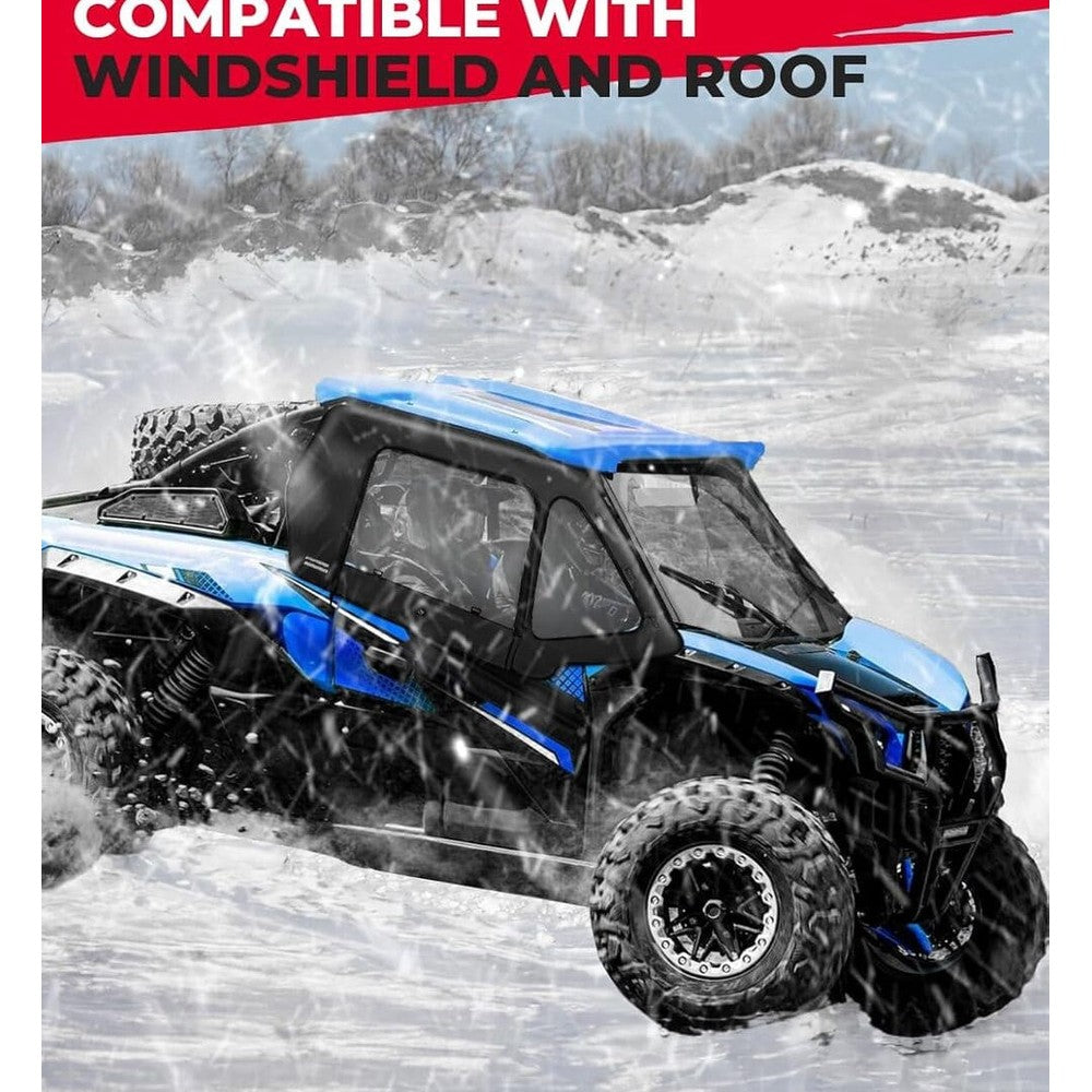 Kemimoto Kawasaki Teryx KRX 1000 Soft Cab Enclosures Upper Doors