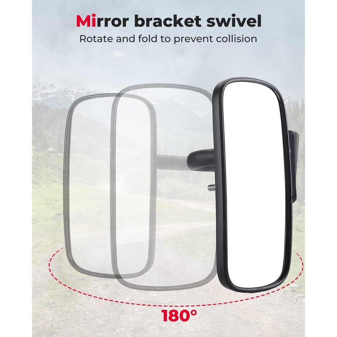 Kemimoto Kubota RTV 400 UTV Side Mirrors
