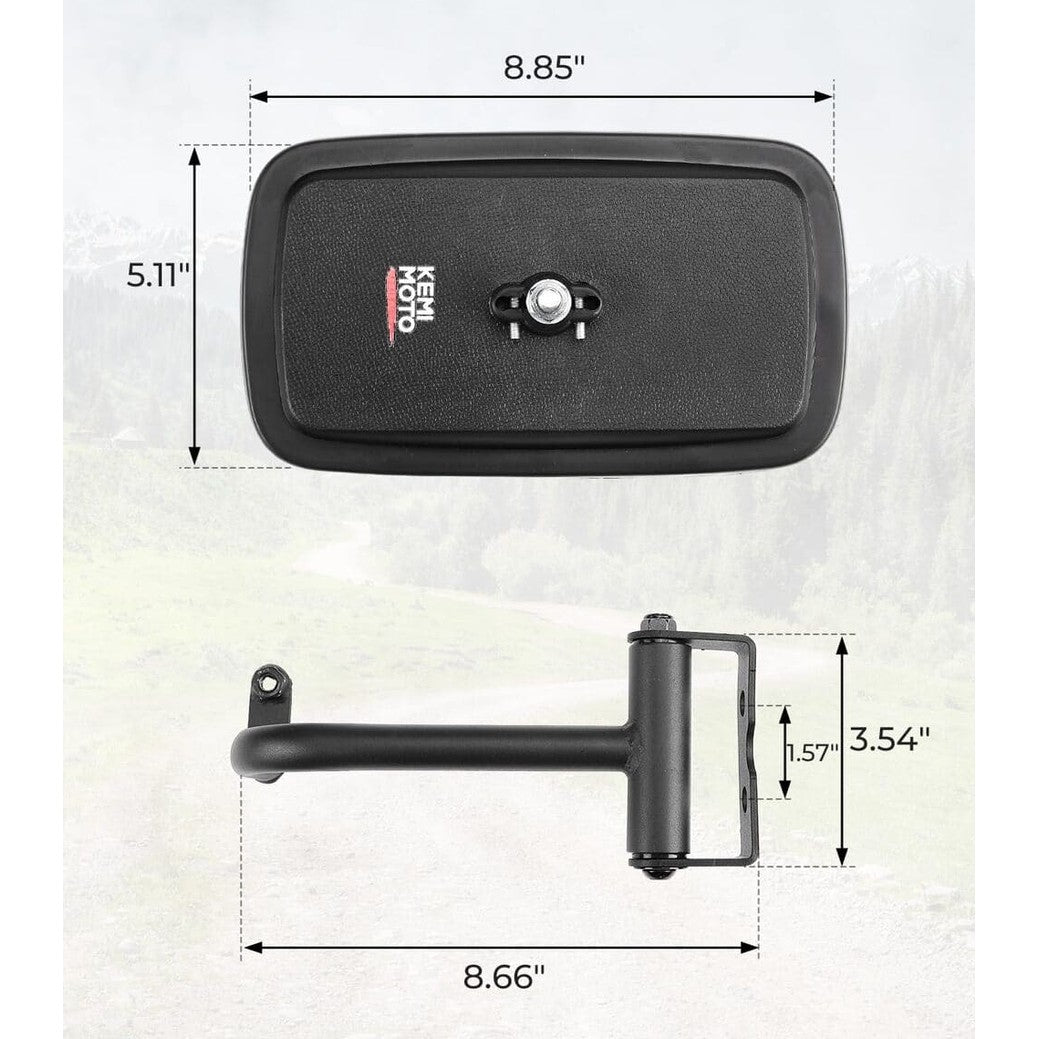 Kemimoto Kubota RTV 400 UTV Side Mirrors