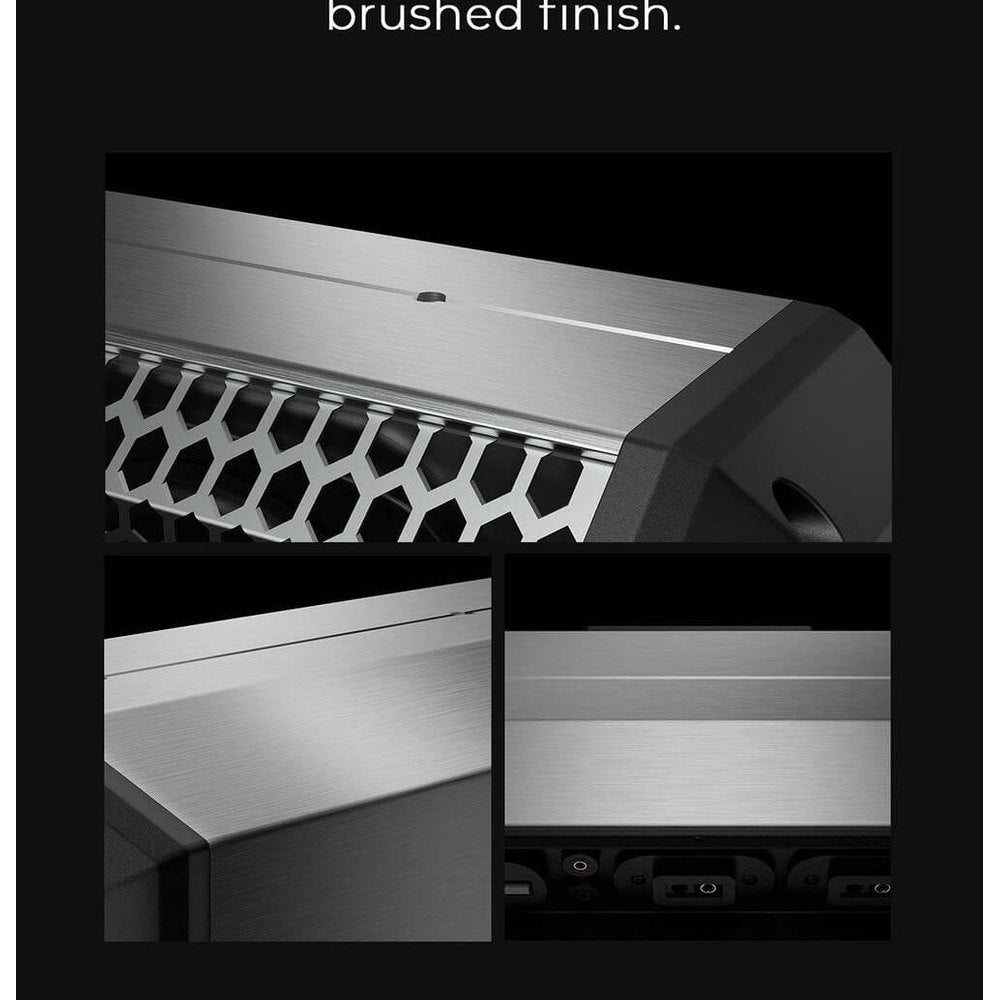 Kemimoto Midnight S80 32" Aluminum 6-Speaker RGB Silver Soundbar