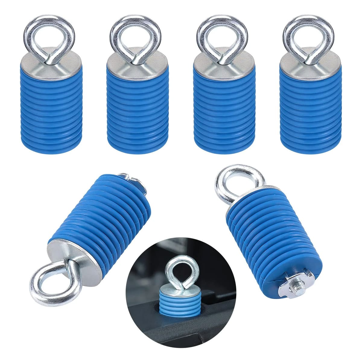 Kemimoto Polaris Ranger 570 1-7/16" Hole Tie Down Anchors - 6 PCs