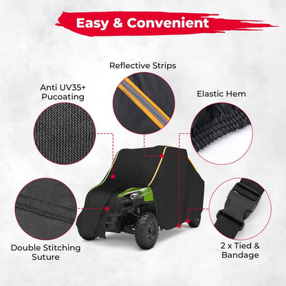 Kemimoto Polaris RZR XP 1000 UTV Cover Rays-Reflective Strip