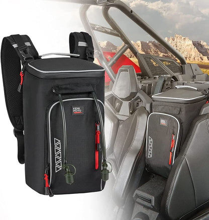 Kemimoto Polaris/Can-Am Updated Center Shoulder Console Bag w/Cooler Bag