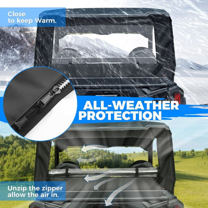 Kemimoto Polaris General 1000/XP 1000 PVC Soft Rear Windshield