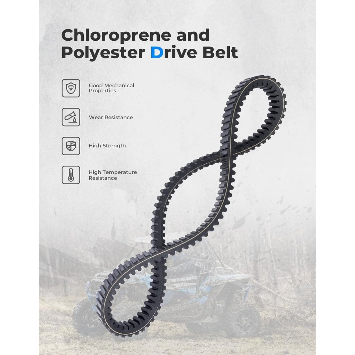 Kemimoto Polaris General XP 1000 Upragded UTV Drive Belt