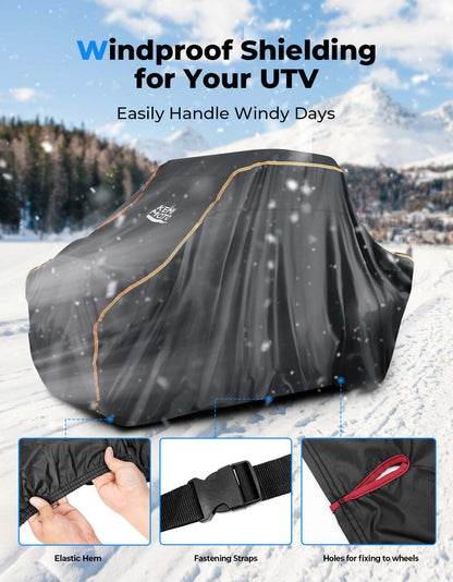 Kemimoto 3000mm UTV 2-Seater Waterproof Cover