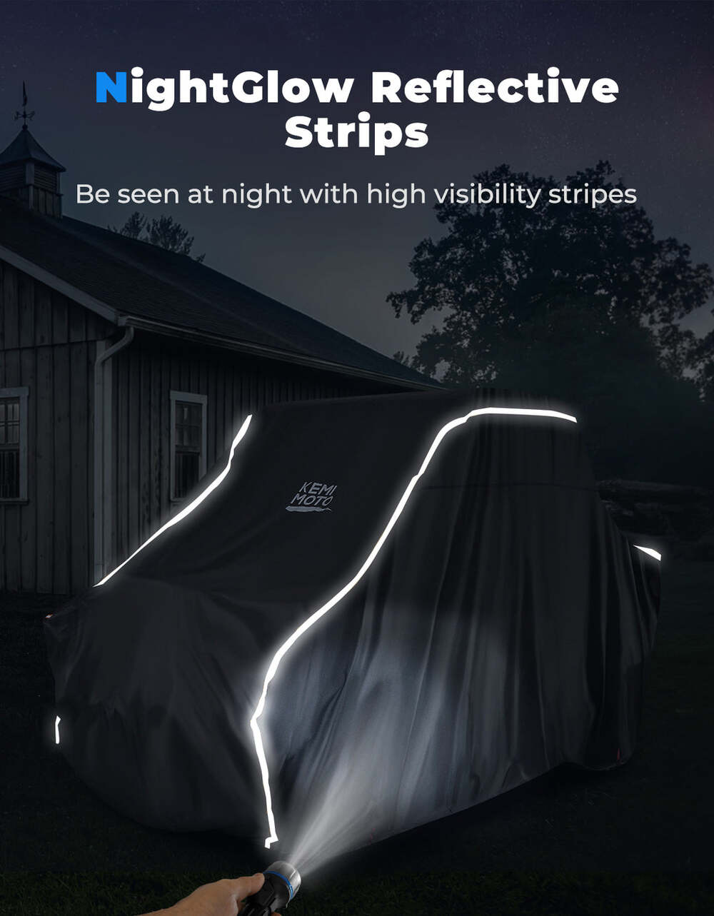 Kemimoto 3000mm UTV 2-Seater Waterproof Cover