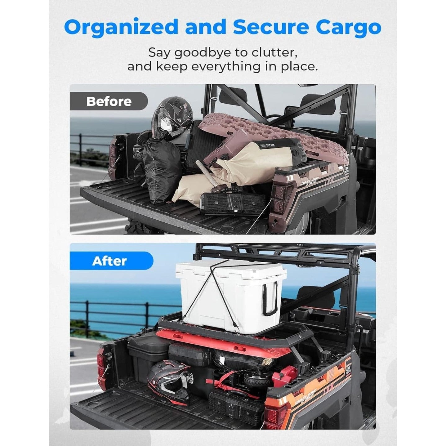 Kemimoto Polaris Ranger XP 1000 Rear Rack