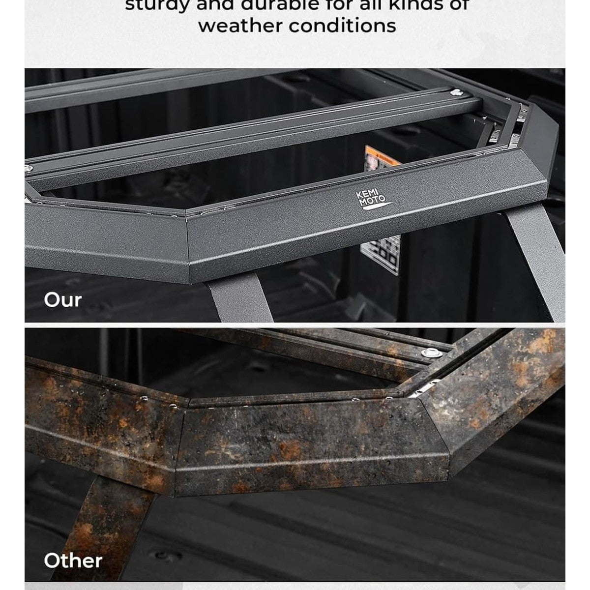 Kemimoto Polaris Ranger XP 1000 Rear Rack