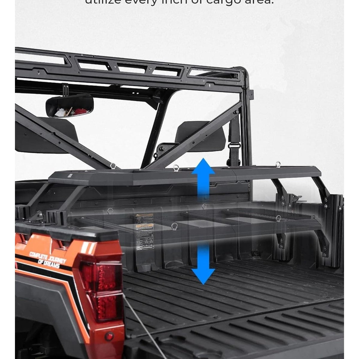 Kemimoto Polaris Ranger XP 1000 Rear Rack